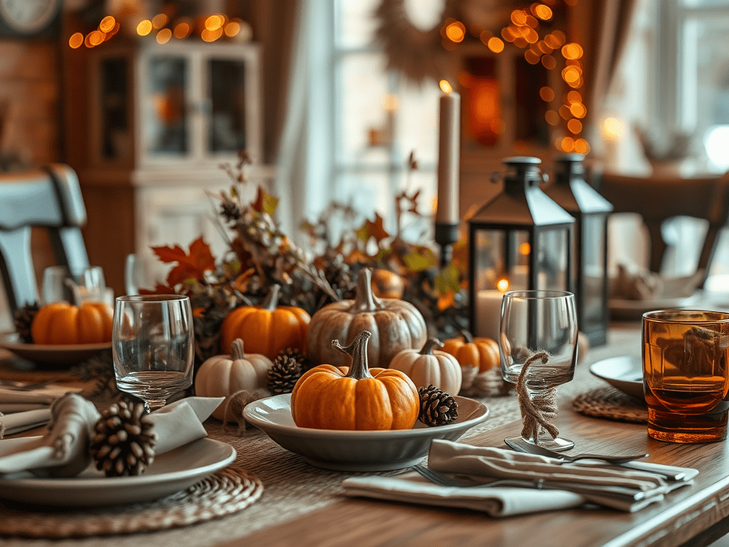Inviter l’automne à table : décorations et couleurs pour célébrer cette saison